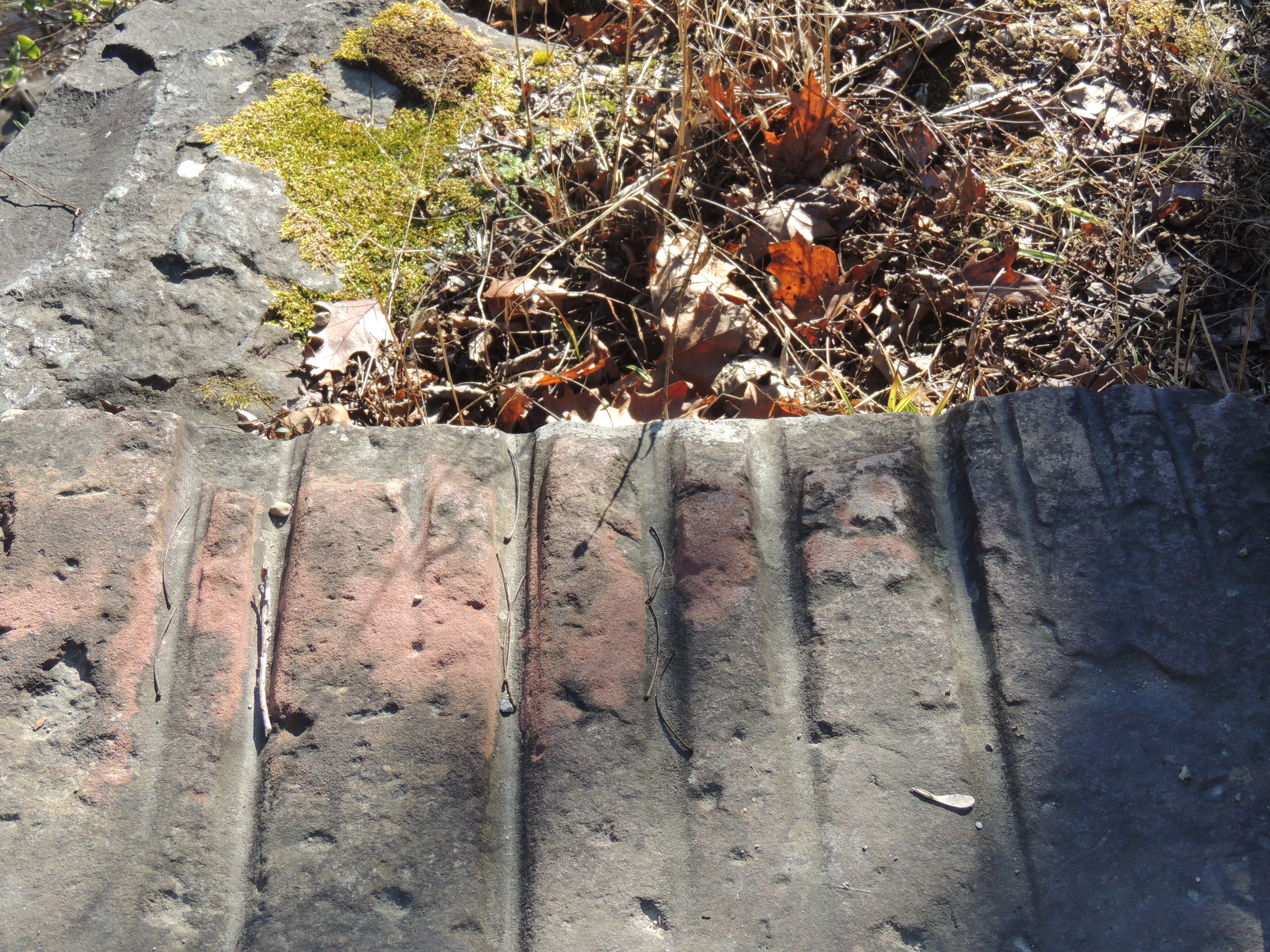 lock with part of a gate in place
